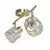 Plafonski luster ZAHARA 2xE27/10W/230V zlatni
