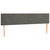 vidaXL Box spring postelja z vzmetnico temno siv 120x190 cm žamet