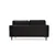 Atelier del Sofa Dvosed Rome 90x70x175cm Crno-Hrast