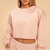 BeastPink Women‘s Bliss Cropped Sweatshirt Pink