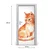 tulup.si Nalepka na vratih Red cat 85x205 cm