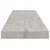 Plutajuće zidne police 4 kom boja betona 90x23,5x3,8 cm MDF
