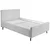 MID.YOU OBLAZINJENA POSTELJA 120 cm x 200 cm , tekstil, leseni material temno siva
