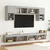 TV ormarić s LED svjetlima boja hrasta sonome 100x30x30 cm