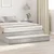 Ladice za krevet s ladicama Betonski sivi 140 x 36,5 x 16,5 cm