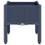 Vrtna sadilica s nogama plava siva 40 x 40 x 42 cm PP