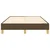 Okvir za krevet s oprugom tamnosmeđi 120 x 200 cm od tkanine
