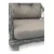 HANAH HOME Baštenska garnitura Fiori Grey