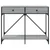 Konzolni stol siva boja hrasta 100x39x78,5 cm konstruirano drvo