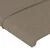 Uzglavlje boje taupe 144x5x118/128 cm tkanina