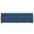 Vidaxl Box spring postelja z vzmetnico modra 160x200 cm blago