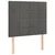 Vidaxl Box spring postelja z vzmetnico temno siv 90x190 cm žamet
