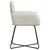 Trpezarijske stolice 2 pcs Baršun Krem 59 x 56,5 x 86 cm