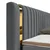 Boxspring Krevet Minola Gold Exkluziv 160/200 cm , antracit