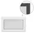 Prozor za podrum RISOR 100 x 60 cm PVC i staklo Antracit