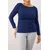 Trendyol Curve Ženska bluza Tbbaw26Af00108, Tamnoplava