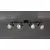 Rabalux Plafonska spot lampa Farelia, 4xE14, Siva