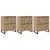Kreveta 3 pcs Umjetnički hrast 60 x 35 x 70 cm