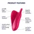 SATISFYER Vibrator za klitoris High Fly, Silikonski, Crveni