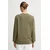 Bombažen pulover Lacoste zelena barva, SH2736