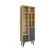 Hanah Home Polica 60x170x30cm Antracit-Hrast