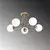 Opviq Luster Daisy 146 AV2, Bronzana boja