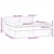 Vidaxl Box spring postelja z vzmetnico modra 200x200 cm blago