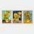 Wallity Set uramljenih slika 3NTC_UN1254789, 3 dijela