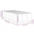 vidaXL Box spring postelja z vzmetnico krem 90x200 cm blago