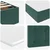 Krevet s od storage s madracem Tamnozelena 90 x 190 cm Baršun