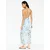 Pull&Bear Poletna obleka modra/svetlo modra/zelena/bela