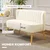 Homestar Dvosed 117x565x77 cm kremno bel