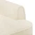 Ljubavni kauč s gumbima Krem 117 x 67 x 77 cm Bouclé