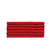 L`ESSENTIEL MAISON Set 6 peškira Rainbow Red
