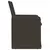 Trpezarijske stolice 2 pcs Tamno siva 57 x 67 x 95 cm