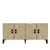 Hanah Home Konzola Cross KB150, 150x75x35 cm, Hrast-bela