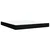 vidaXL vidaXL Box spring postelja z vzmetnico črna 180x200 cm blago, (21310132)