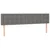 Vidaxl Box spring postelja z vzmetnico temno siva 180x200 cm blago