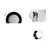 Nvc LED ugradna lampa, 7W