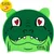 Finis animal heads crocodile zelena