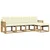 Set vanjskih sofa s jastukom 5 pcs Bijela i krem
