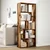 Pregrada / regal za knjige boja drva 67 x 25 x 161,5 cm drveni