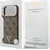 Maska Guess 4G Triangle Logo MagSafe za iPhone 17 Pro Max zlatno braon
