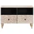 TV ormar s pohranom Bijelo 70 x 33,5 x 46 cm Čvrsto drvo manga