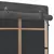 Den Garderobna omara 3-nadstropna 110x40x170 cm sivo blago