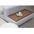 Atelier del Sofa Ugaona garnitura Loop 14 95x85x332cm Svetlosiva