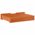 shumee vidaXL Predal za posteljo 2 kosa rjava 80x55x16 cm trdna borovina
