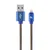 CC-USB2J-AMCM-2M-BL Gembird Premium jeans (denim) Type-C USB cable with metal connectors, 2 m, blue