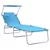Ležaljka 2 pcs Svijetloplava 58 x 188 x 77cm Poliester