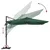 Roma Suncobran Zelena 286 x 284 x 270 cm Aluminij i poliester